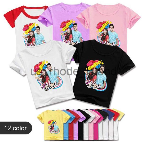 

t-shirts summer cotton cartoon me contro te girls fashion clothes kids shirts baby boys short sleeve t shirts children clothing tees x0628, Blue