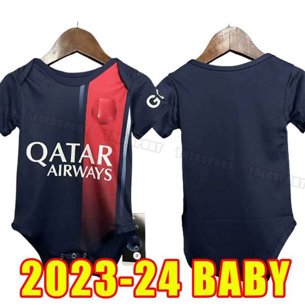 

baby mbappe hakimi messis soccer jerseys sergio ramos 23 24 maillots de football 2023 2024 marquinhos verratti psgs hakimi shirt maillot foo, Black;yellow