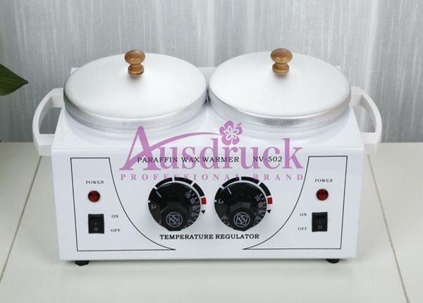 

eu tex double pots wax warmer heater dual salon facial skin equipment spa1810897