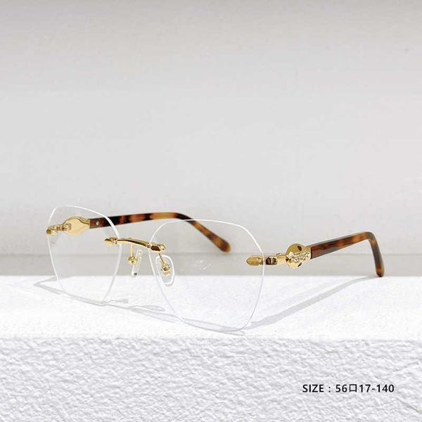 

2023 carultralight titanium alloy rimless men glasses frame square eyeglasses myopia prescription frames for women optical eye glass eyewear, White;black