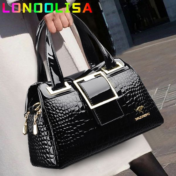 

evening bags luxury handbag women bag designer famous brand patent leather shoulder crossbody bags large capacity tote bolsos sac a main 230