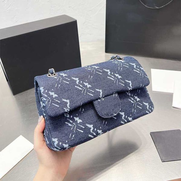 

cc bag cf bag wallets new blue denim designer bags 3 colors classic ladies chain shoulder bag fashion wallets crossbody luxury chan nel