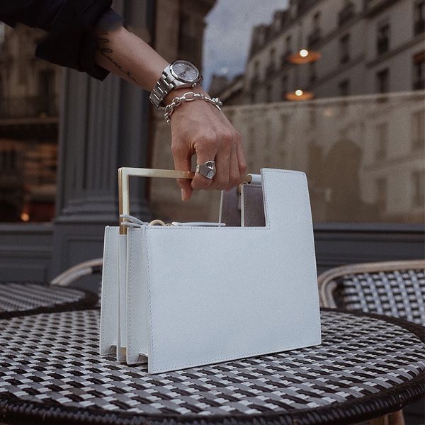 

new arrival women handbag fashion show flap box metal handle design shoulder bag crossbody bags bb handbags purse genuine leather good quali