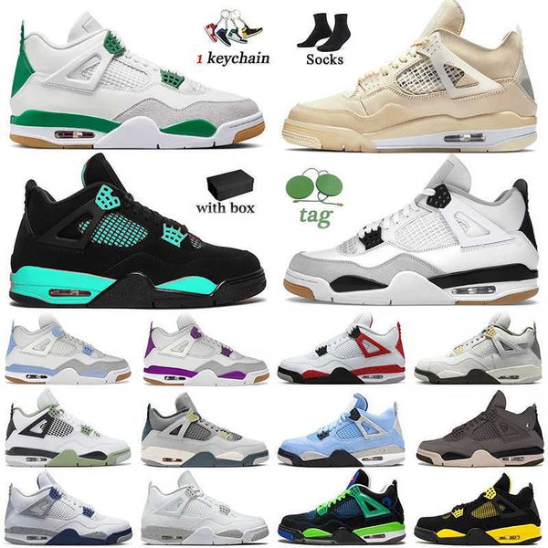 

box with basketball shoes jumpman 4 black cat 4s frozen moments pine green men sneakers light blue red thunder sail white dhgate mens traine