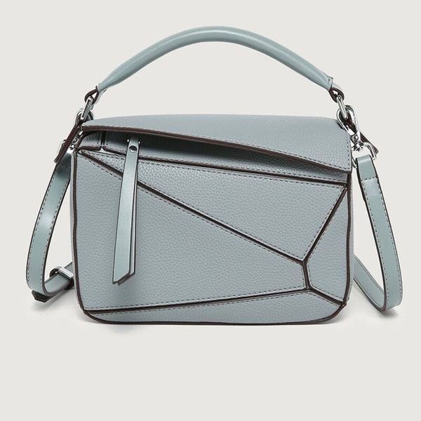 

designer bags luxurys handbags women crossbody bag geometric splice lychee pattern fashion versatile classic tote bag lightweight large capa