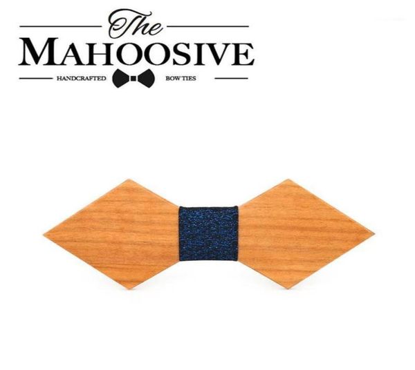 

neck ties mahoosive wooden bow tie mens gravatas corbatas business butterfly cravat party for men wood neckties15611714, Blue;purple