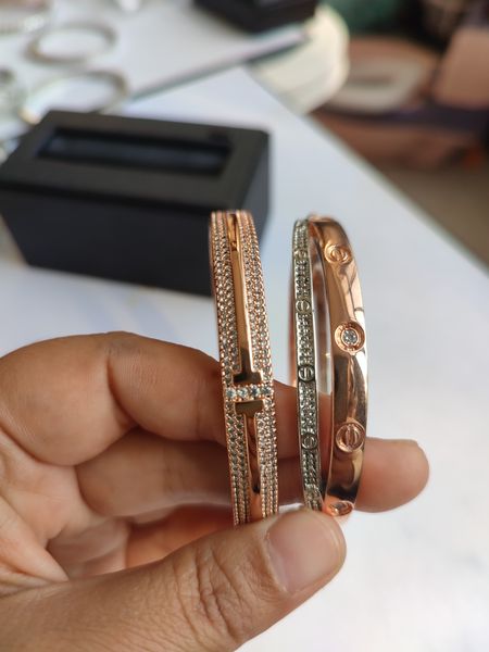 

charm bangle bracelets designer gold bracelet for women full drilling bracelet designer fine jewelry femme silver set diamond couple jewlery, Black