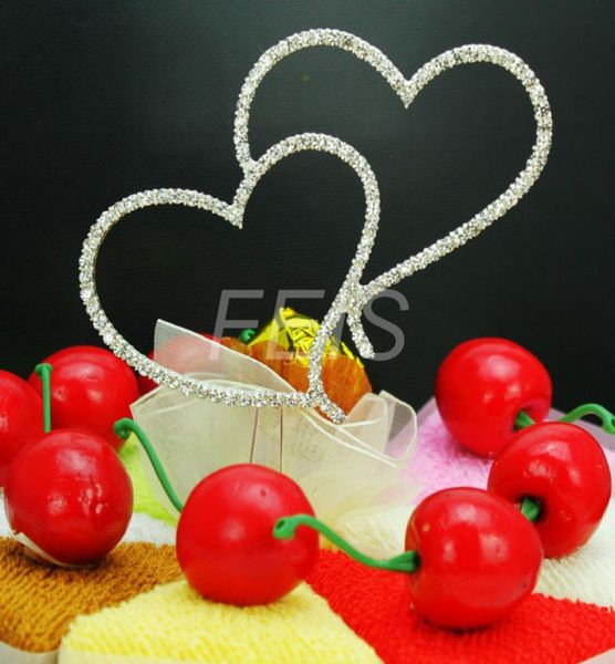 

feis elegant wedding cake er double heart diamond bride and groom cake er wedding supplies wedding gift cake 7298914