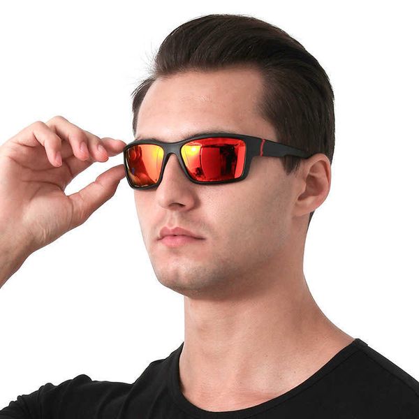 

2022 new box tepp coated polarized for men and women outdoor sports cycling sun protection sunglasses, White;black