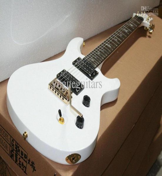 

custom very beautiful white classic electric guitar 01237189736