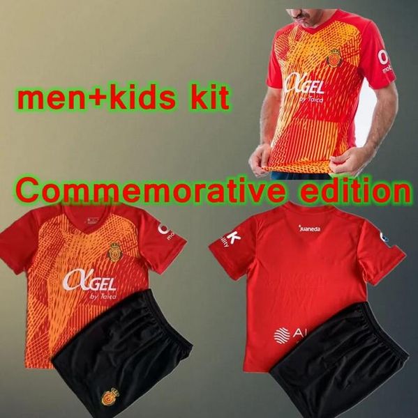 

2023 2024 rcd mallorca soccer jerseys men set kids kit lee maffeo sanchez abdon a. raillo valjent muriqi baba grenier copete 23 24 mens home, Black;yellow