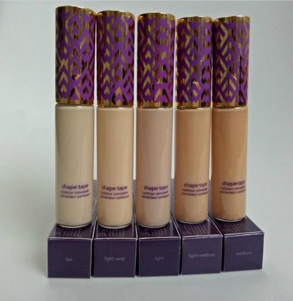 

shape tape contour concealer 5 colors fair light lightmedium medium light sand 10ml liquid foundation real po 944218