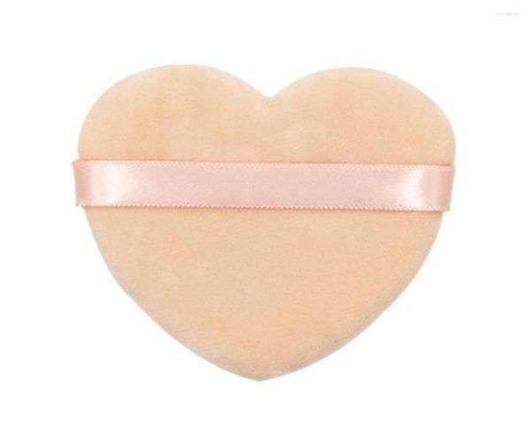

makeup sponges reusable puff heartshaped high elasticity large face powder puffs cotton strap for female1345310