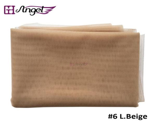 

angels swiss lace net for wig making and wig caps lace wigs material lace closure accessories 7 colors available beige7376522, Black;brown