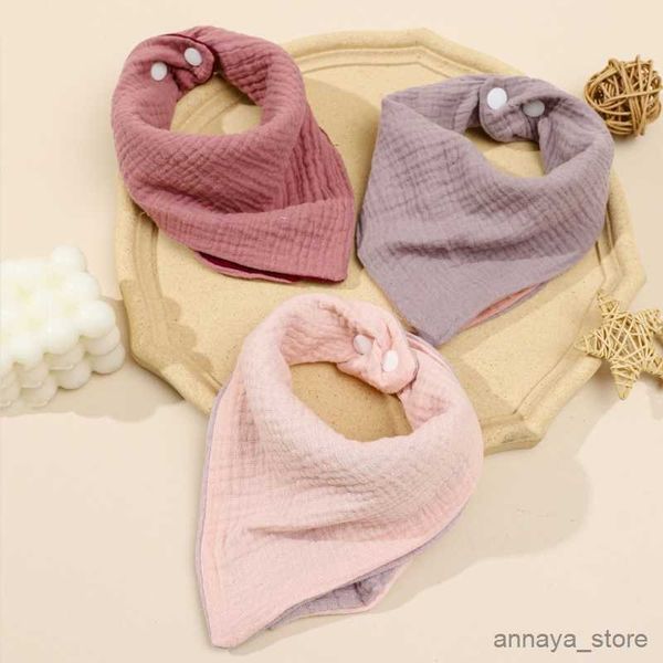

bibs burp cloths baby feeding bib newborn drool bib double sided thick towel bandana burp cloth infant neck kerchief cotton bibs r230628