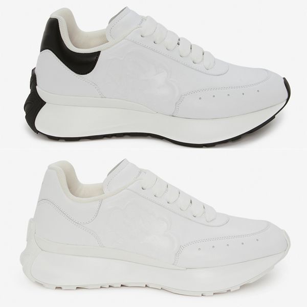 

trainer womens sprint runner casual shoes sports shoes leather rubber designer wide thick sole sneaker