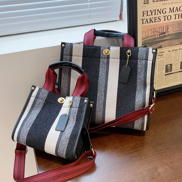 

evening bags canvas bags for women women's big capacity purses stripe handbag designer tote shopper shoulder bag crossbody bag for wome