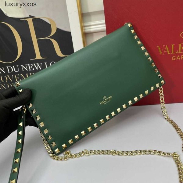 

designer bag valention studs bags bgfe simple versatile rivet handheld handbag fashionable small square tote bag metal chain one shoulder cr