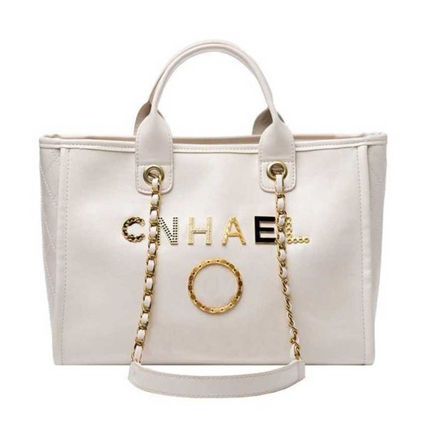 

classic women's luxury handbags beach ch metal badge tote bag small mini evening capacity large leather one shoulder backpack 50% outle