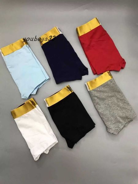 

mens underwear boxer men solid color letter printing underpants comfortable wear print short pants, Black;white