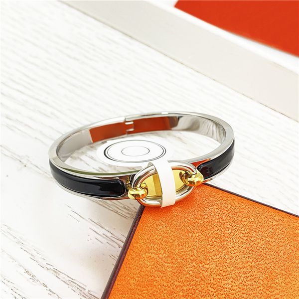 

new luxury designer h design luxury bracelet fashion charm bracelet bracelet for women birthday gift, Black