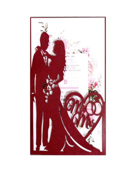 

new wedding invitation cards laser cutting hollow out valentine039s day wedding favors special party cards selling2438453, Black