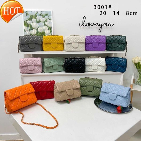 

women brand designer shoulder bags new fashion 15 kinds of color ringer cross body bag multifunctional small square package gift box factory