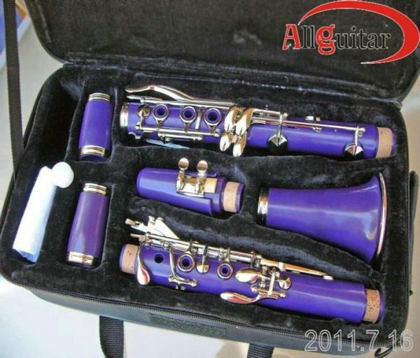 

bright purple clarinet 17 key with case professional woodwind 20127756655