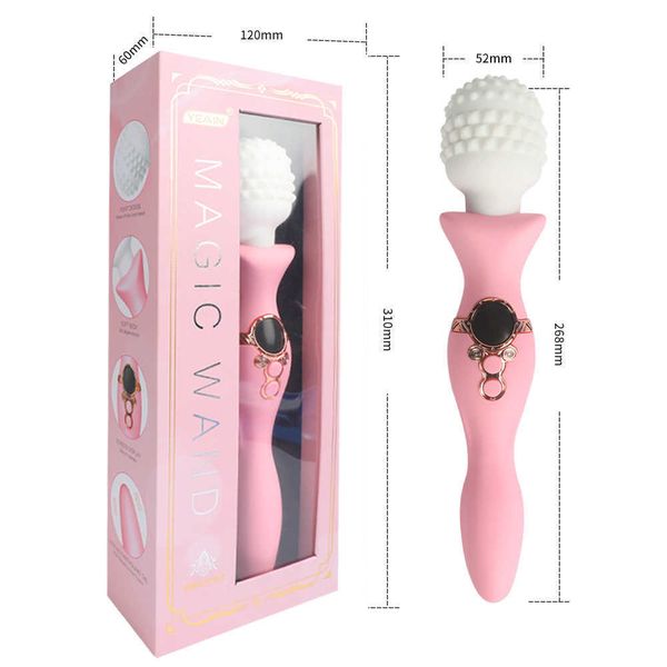 

female device dual use couple massage vibration av stick jumping egg fun supplies