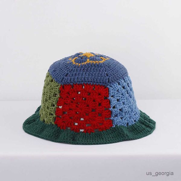 

caps patchwork hat hat bucket hats men cap luxury designer hat fishing hat women's knitted hat crochet hat ladies hat r230628, Blue;gray