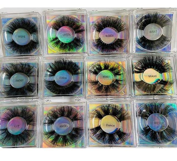 

false eyelashes whole 100 real mink 25mm lashes bulk with custom logo fluffy messy thick long transparent laser boxfalse3295553