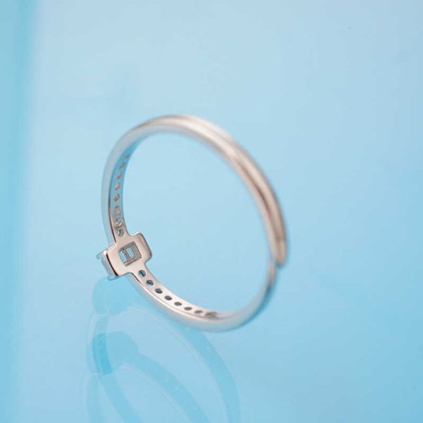 

designer new s925 silver ring female zircon carti nail living small fragrant wind open pr2o vi4x