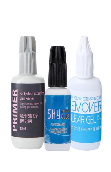

natais beauty 1 set kit s glue primer pink gel remover for eyelash extensions1594185, White