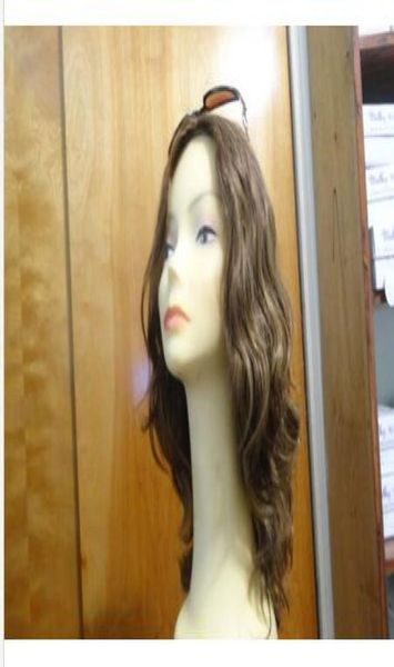 

malky european sheitel multidirectional human wavy wig brown highlights 4810 l7464076, Black;brown