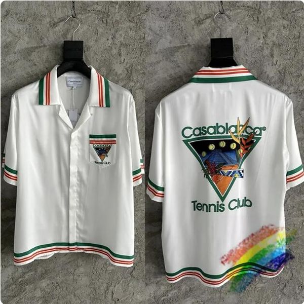 

silk shirts men women short sleeve hawaii beach shirt, White;black