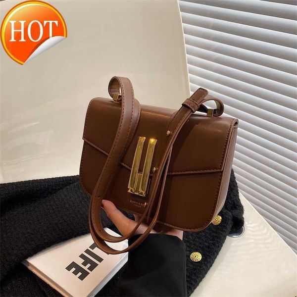

women's designer bags tote high sense niche design female 2023 autumn and winter popular versatile messenger shoulder armpit small squa
