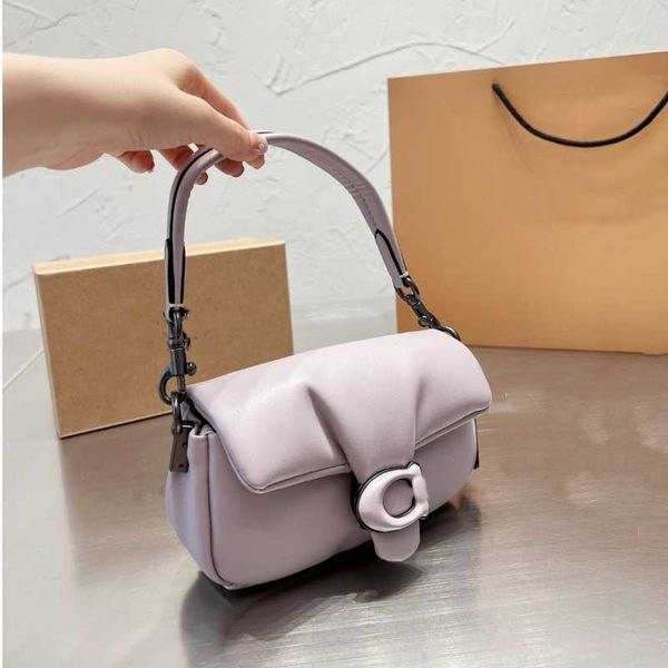 

pillow designer coch bag tabby shoulder bag women pure color bacchus bags retro hardware cloudy handbags supper soft real leath