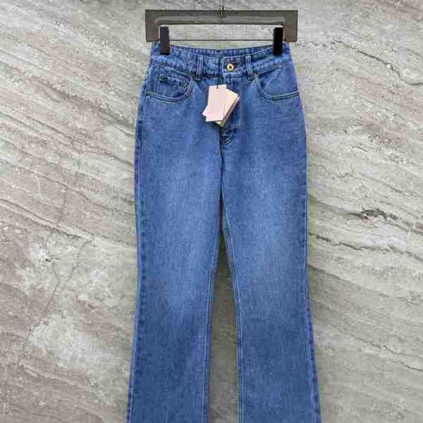

women's jeans designer 2023 spring/summer new straight leg wide y5jg, Blue