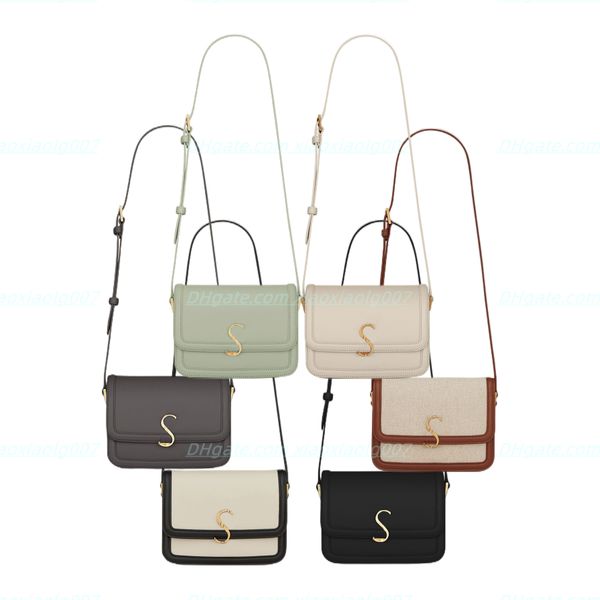 

luxury designer women's shoulder bag tofu bag silky square bag clutch handbag new quality cross body genuine leather makeup bag totes w