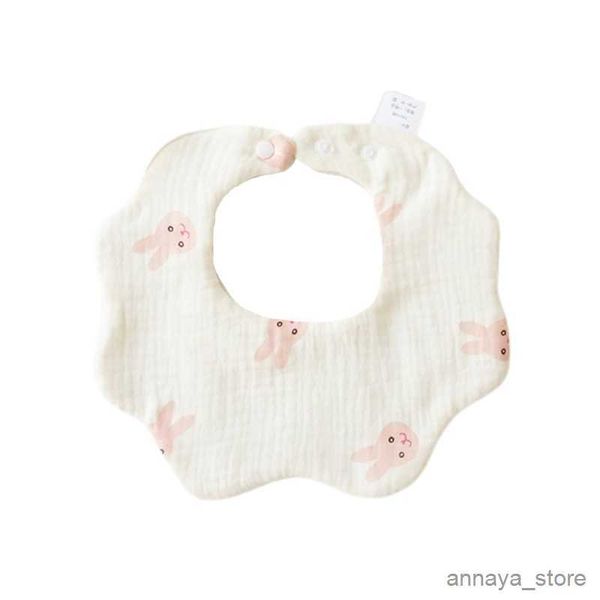

bibs burp cloths baby burp cloth cotton bibs petal edge bibs comfortable bibs toddler round bibs skin friendly newborn nursing bib r230628