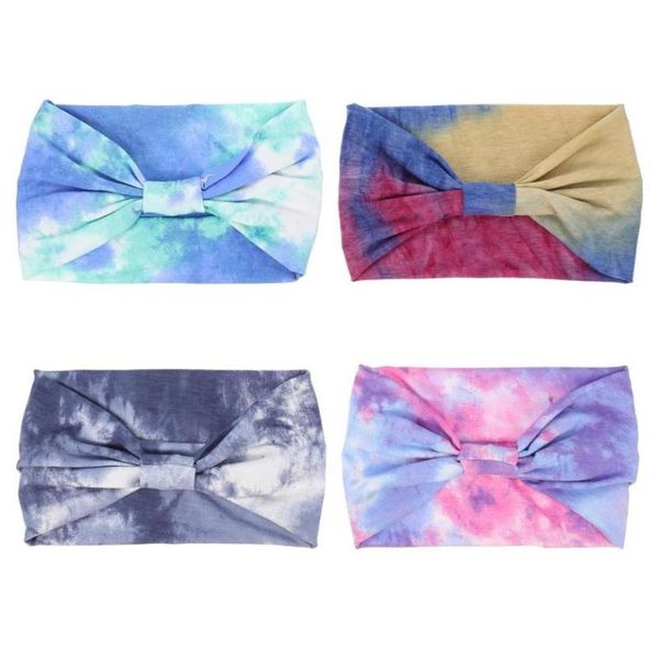

bandanas 4pcs workout sweatbands sports headbands elastic for running1543636, Blue;gray