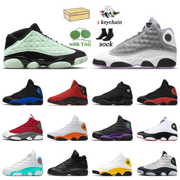 

sales 2022 arrival basketball shoes 13 13s singles day court purple bred flint black cat jumpman mens women trainers outdoor sneakers with b