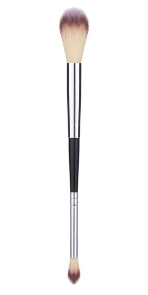 

1pcs double ended sided makeup brush powder blusher eyeshadow brush contour synthetic hair cosmetic make up brushes b4004061