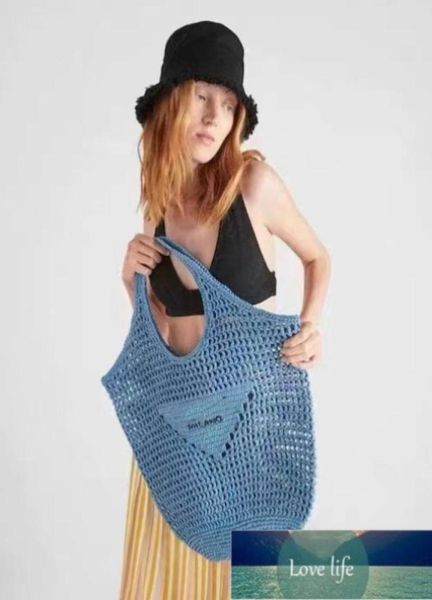 

women straw fashion shoulder bags paper female handbags large capacity summer beach bags casual tote purses with triangle pattern4999265