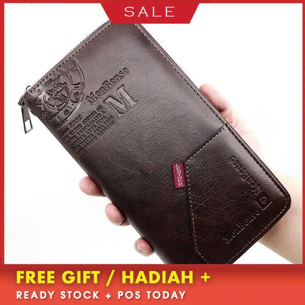 

luxury brand mini wallet korean version of fashionable men's mid length embossed pattern large capacity single pull chain handbag mobil, Red;black