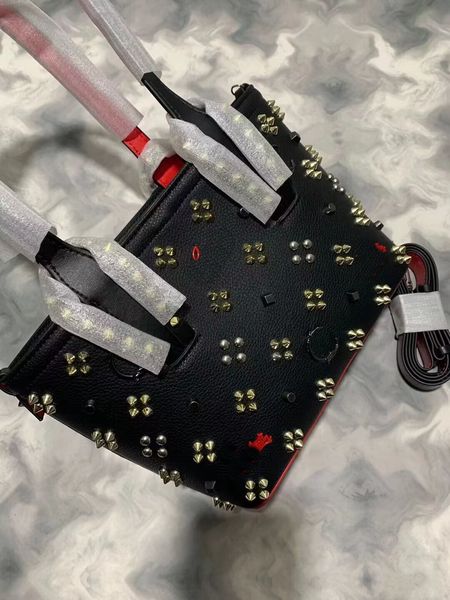 

women rivet small size bags fashion cabata designer totes rivet genuine leather red brands composite handbags famous purse shopping bags for