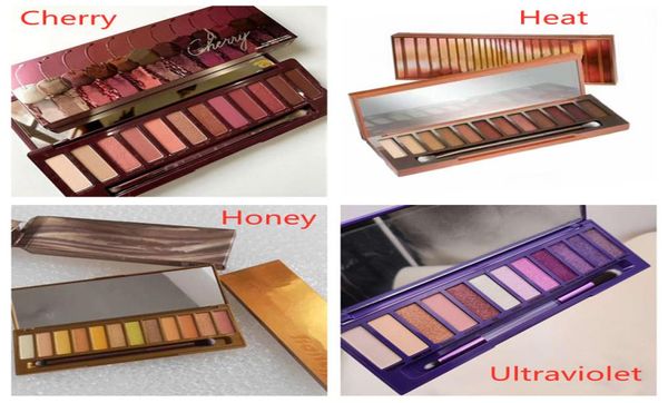 

classic makeup palette heat cherry ultraviolet honey 12colors eye shadow mix nude eyeshadow palette 005046