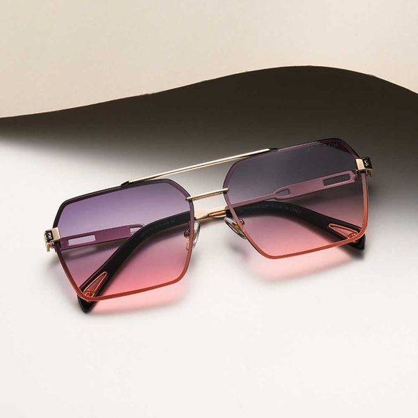 

2023 new large frame bodysuit for men and women light luxury style designer mens vintage sunglasses brands, White;black