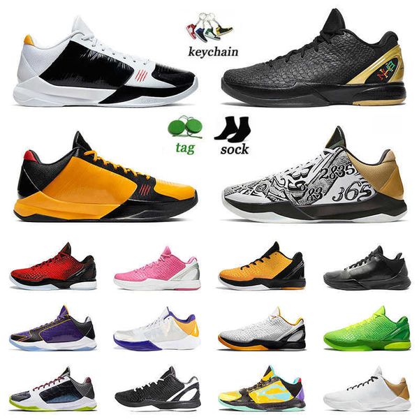 

mamba shoes for men designer protro 6 basketball shoes mambacita chaos 5 alternate bruce lee big stage parade grinch bhm eybl green mens jog, Black