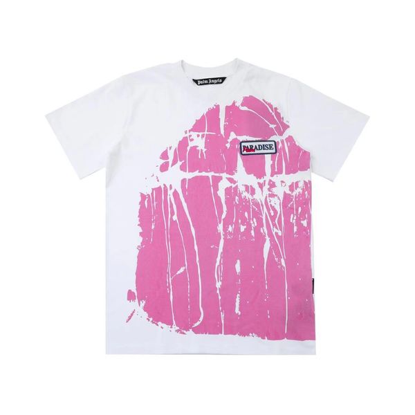 

palm angel pa new summer loose tees fashion casual shirt luxurys clothing street cute shirts men women couple t shirts dx021, White;black